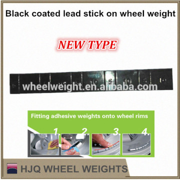 Lead adhesive wheel balance weight