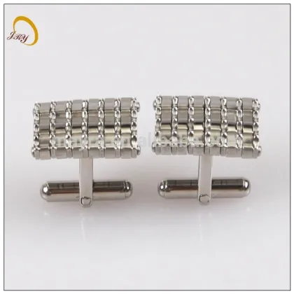 West coast jewelry stainless steel cuff links metal cufflink