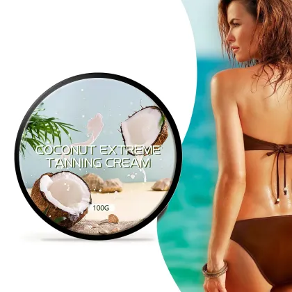 Custom Private Label Coconut Bronze Extreme Tanning Cream