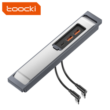 Toocki 27W 3-Port USB-C Hub Center Console Dock for Tesla Model 3/Y