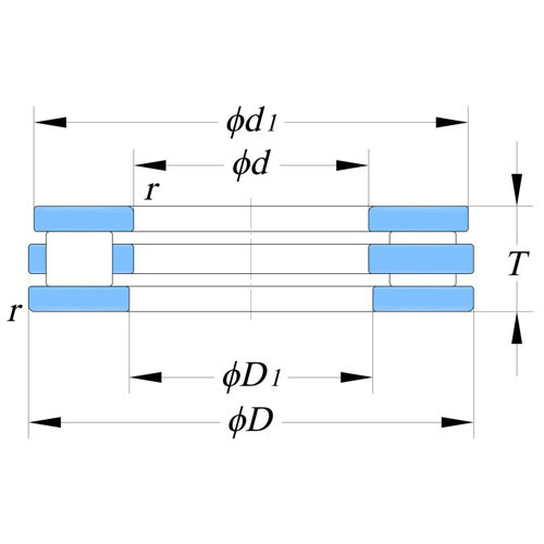 单向推力圆柱滚子轴承