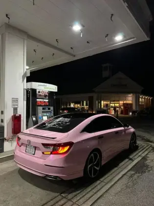 Glossy Sakura Pink Car Wrap