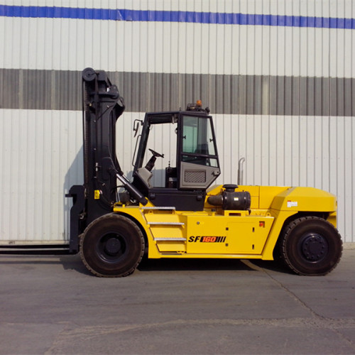 tugas berat 16 ton forklift dengan mesin weichai