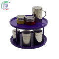 Organizador de cocina 2 Tier Lazy Susan giratoria giratoria