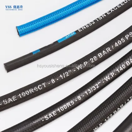 Parker Standard High-Pressure Hydraulic Steel Wire Braided Hose