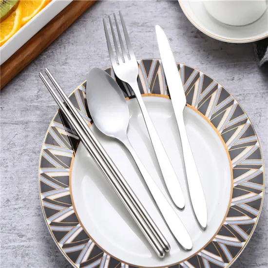 Stainless Steel Cutlery Set Outdoor Seven-Piece Suit