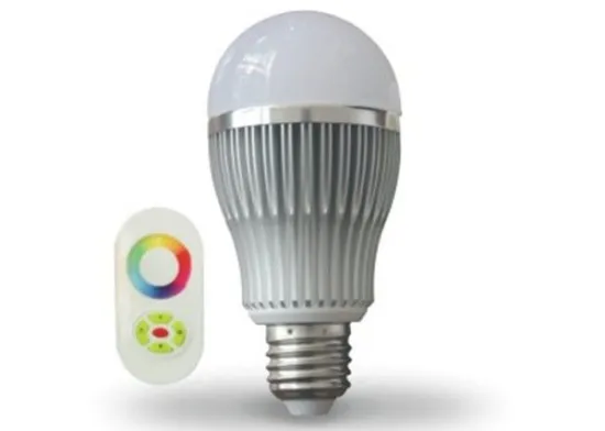 Epistar Rgb Energy Efficient Led Light Bulbs , 5w Smd Led Light Lamp With 180 Degree Angle