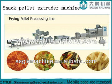 DPS-100 120-150 كجم/ساعة بثق بيليه وجبة خفيفة ، ووجبات خفيفة من القلي في صنع آلة/خط معالجة كامل/صنع مصنع في الصين