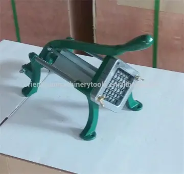 Manual Commercial French Fry Cutter potato chip cutter with three blades