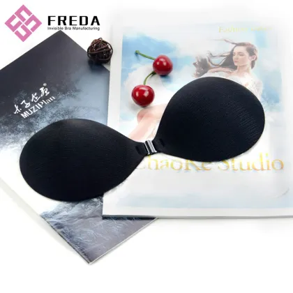 Thick Padded Silicone Push Up Strapless Bra