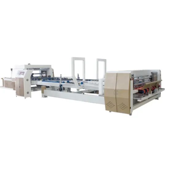 ZHENHUA-QZD-2600 Corrugated Paperboard Folding Gluing Machine