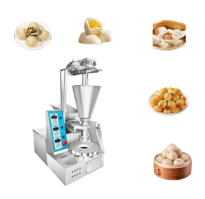 Small Exquisite Stainless Steel Chinese Steamed Stuffed Pork Buns Making Machine