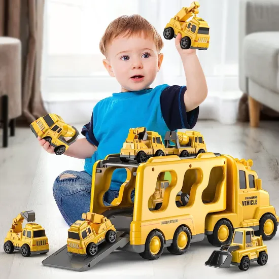 Best Construction Toddler Truck Toys for 3-6 Year Old Boys: Fun and Educational Playset