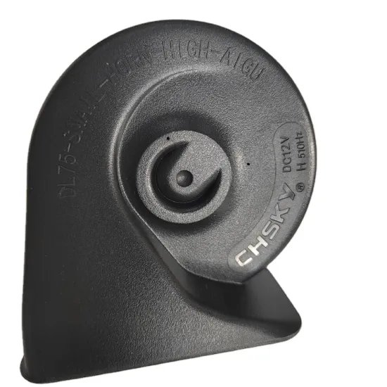 Automobile Snail Horns: 12V Loudness Electric CH-1202F Air Horn - High and Low Pitch Options