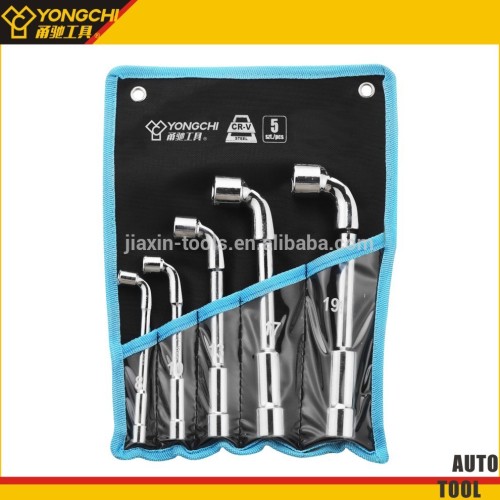 5pcs L type double end socket wrench set