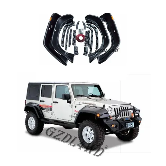 GZDL 4WD Auto Parts Fender Flares for Wrangler JK 07-14