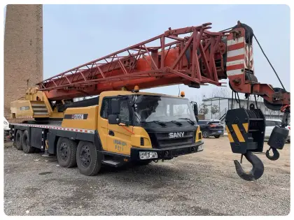 High Quality 75 Ton Sany Mobile Crane for Sale - STC800 80 Ton Used Truck Cranes