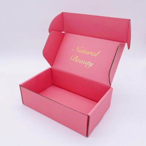 Eco-Friendly Pink Mailer Box for Luxury Gift Packaging