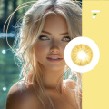 High quality yearly natural color eye contact lenses