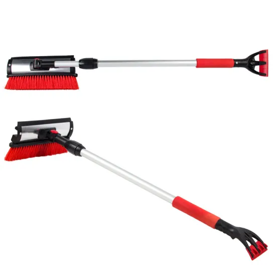  Comprehensive Car Snow Removal Kit: Multi-Function Shovel, Vehicle Glass Defrost Brush, Ice Scraper, and Telescopic Brush