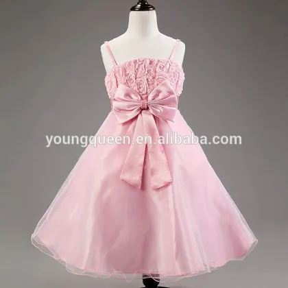 XD15 Girls Summer 2015 children princess dress sling veil big swing dress