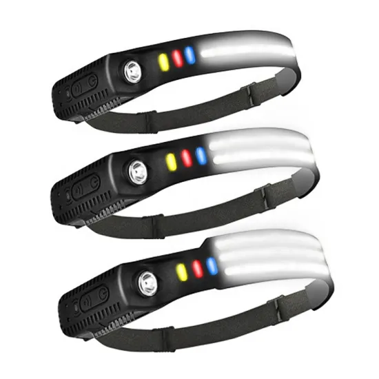 Rechargeable COB LED Headlamp for Camping, Running, and Reading