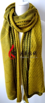 Acrylic Knitted Shawl (12-BR201812-8)