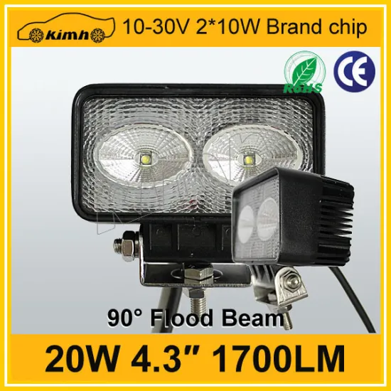 2013 hot led truck work lights 4" 10-30v 20w 1500LM