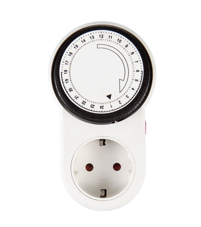 24 Hour Plug-in Mechanical Electric Outlet Timers Switch