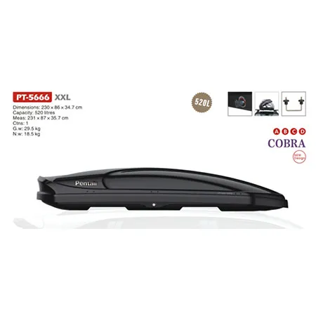 Super Large Roof Box PT-5666 XXL 230CM - Ponyan Pentair