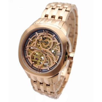 Lady&#39;s Skeleton Mechanical Automatic Watch