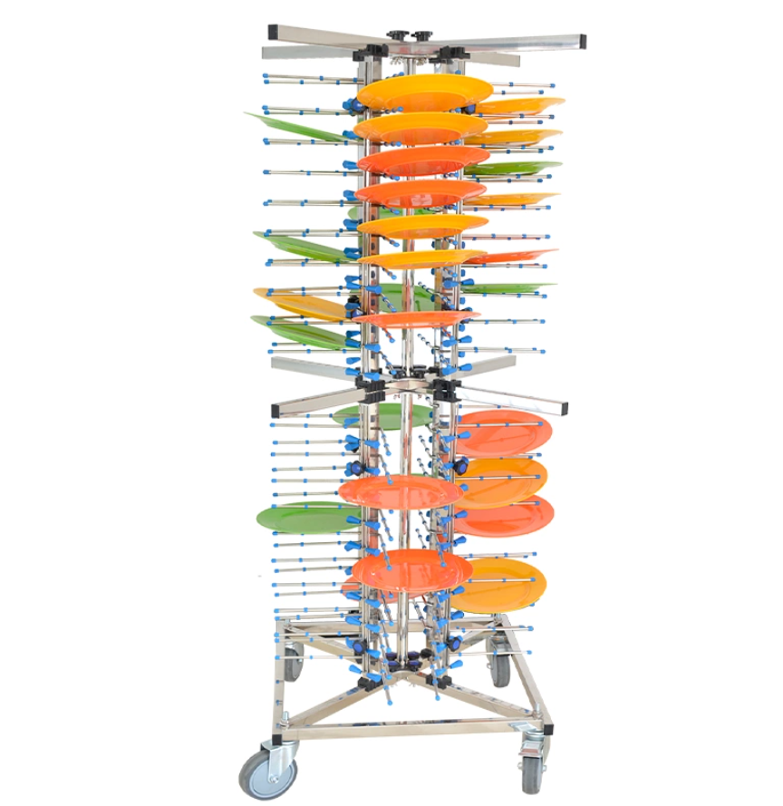 Trolley de panadería de acero inoxidable / trolley de bandeja de panadería (sy-tr6b sunrry)