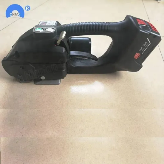 Automatic Pallet handheld battery powered plastic strapping machine for PP PET strap