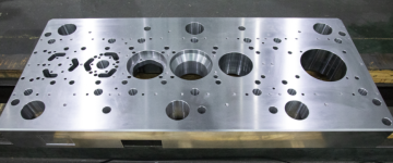 Aluminum plate mold base