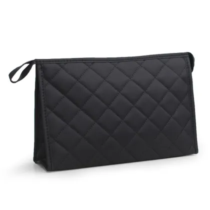 Cosmetics Pouch Travel Case Quilted Makeup Bags