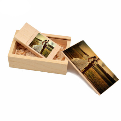 Houten Bamboo USB Flash Drive voor fotografie