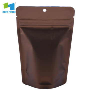 recykling metalizowanych torebek do pakowania herbaty stand up
