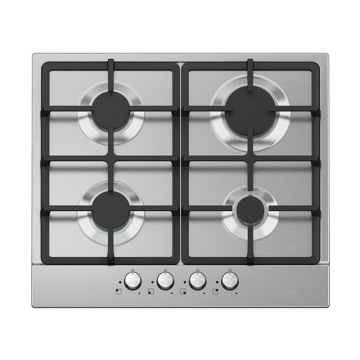 China Manufacturer 4 Burner Built-In Gas Stove Hob with Wok Burners
