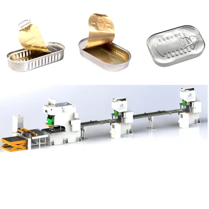 Canned Tuna Sardine Aluminum Food Can Making Line