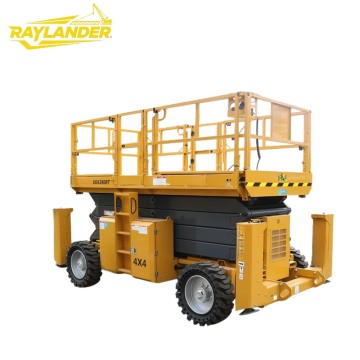 Elevador de tijera para terrenos difíciles con motor XG4390RT-ANSI
