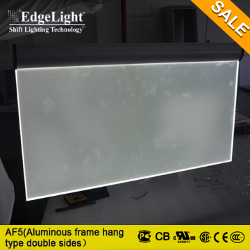 Edgelight High Quality Warranty double sides acrylic plexiglass box frames