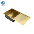 Hot Sale Gold Drainboard Farmhouse Kitchen Sink