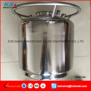 25lb stainless steel solvent tanks ss304 with jacket closed loop ectractor system
