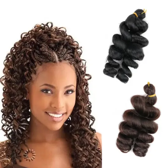 Vivian Hair Wand: Creating 10-inch Spiral Curl, French Loose Wave, and Crochet Braid Hair with a Curly Crochet Technique