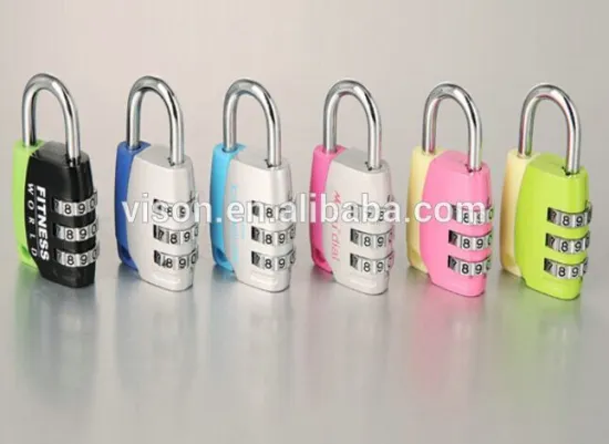 Cute travel luggage lock combination lock security lock in new design