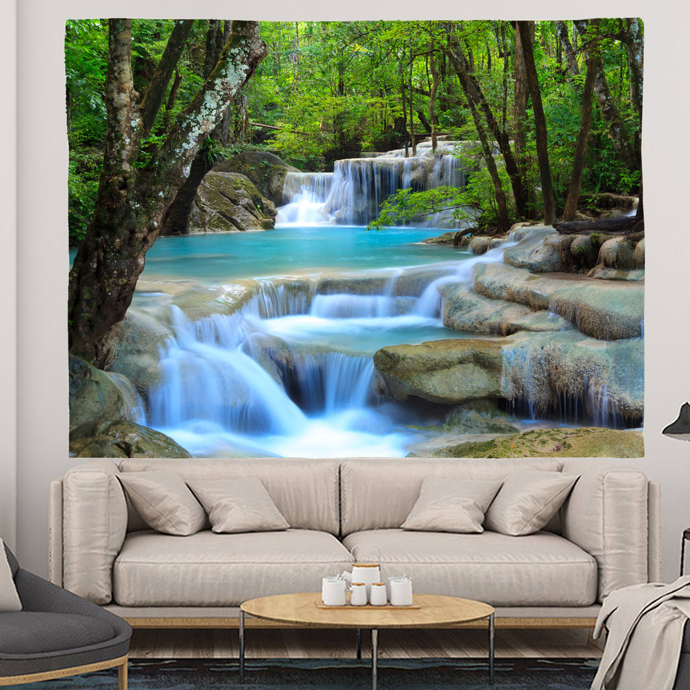 Forest Scenery Door Curtain tapestry17 (6)