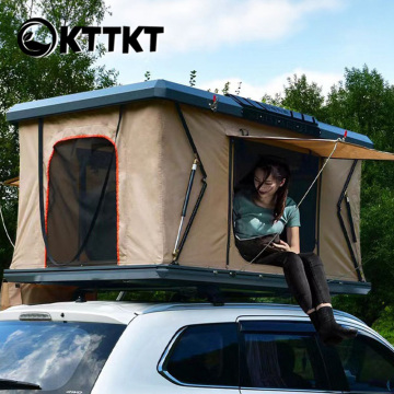 60kg khaki outdoor camping Suv Car Roof Tent