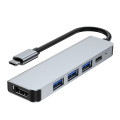 Usb Multiport Adapter 5 In 1 USB3.0 Type C Usb Hub Supplier