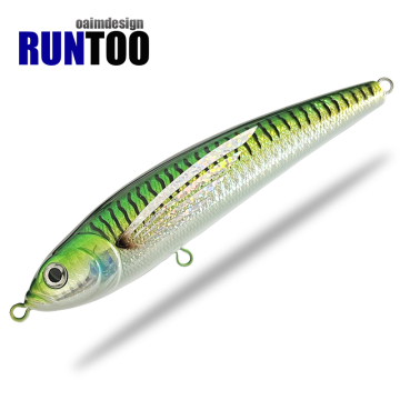 RUNTOO Boat Fishing Stickbait Sinking Pencil Lure for GT Tuna and Big Game in Deep Saltwater Areas