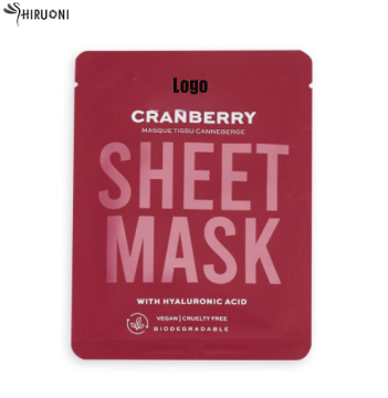 Free Design Organic Fruit Anti Fine Line Anti Aging Whitening Brightening Sheet Mask